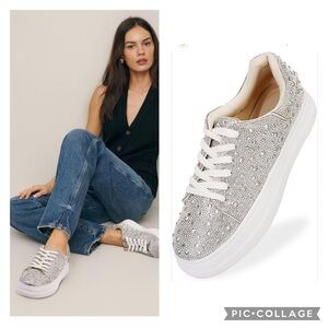 Rhinestone Dozzy Girl Sneakers